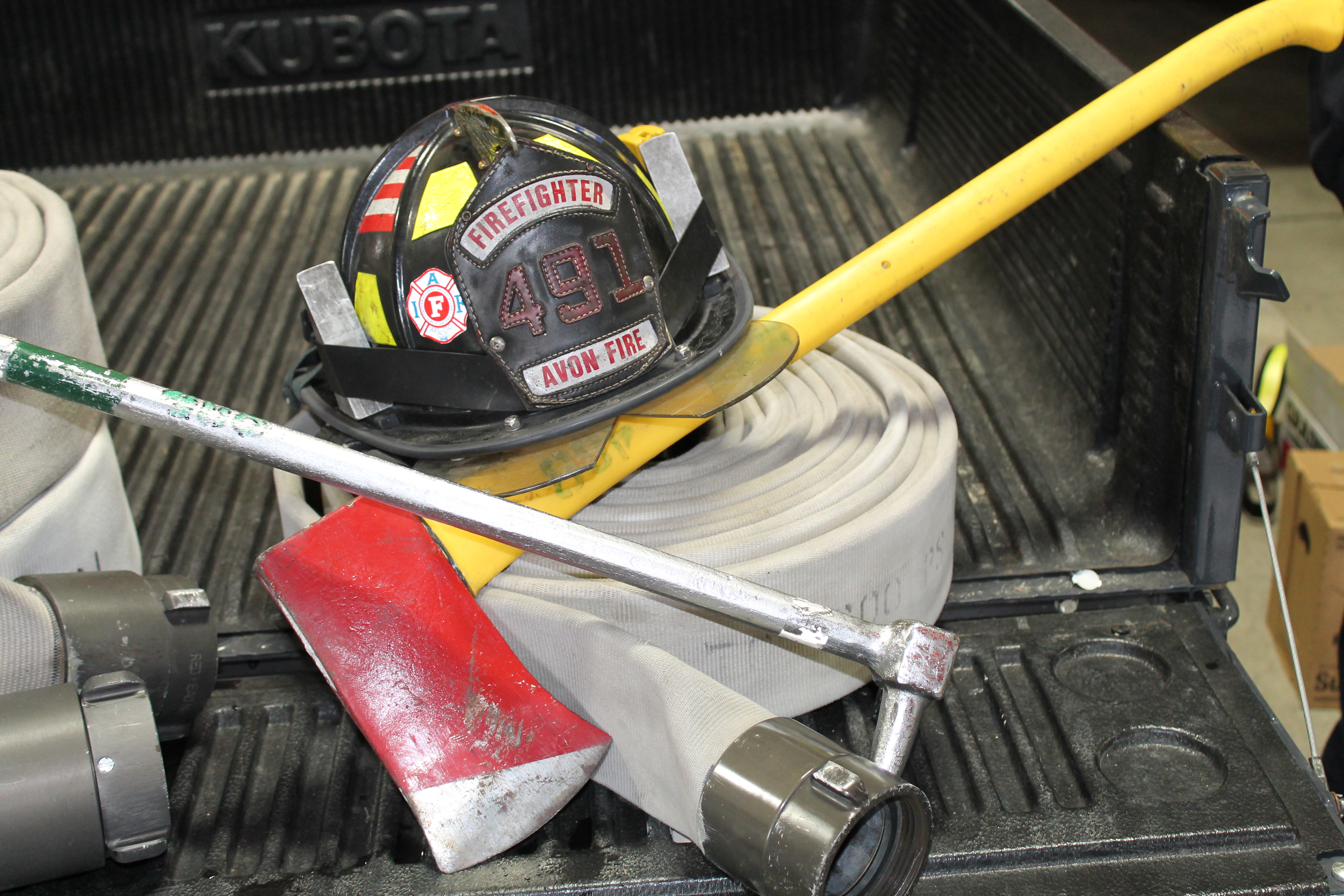 Helmet and tools