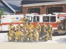 Firefighters in Turnout Gear in 2005